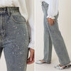 Strass Stretch Wide Leg Norah Denim